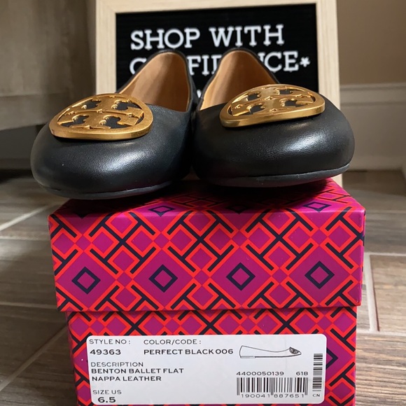 Tory Burch Benton Ballet Flat Nappa Leather - Picture 12 of 12